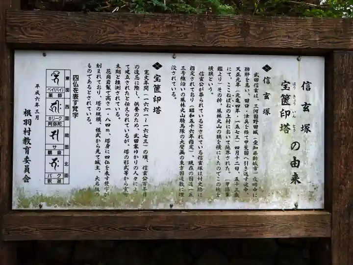 八幡神社(根羽村中野 信玄塚)(長野県)