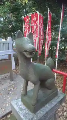 白山神社(木曽川町黒田)の狛犬