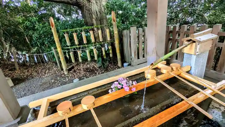 検見川神社の手水舎