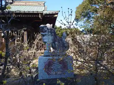 板倉雷電神社の狛犬