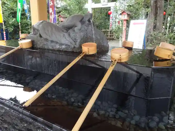 亀ケ池八幡宮の手水舎