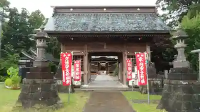 常陸第三宮　吉田神社の山門・神門