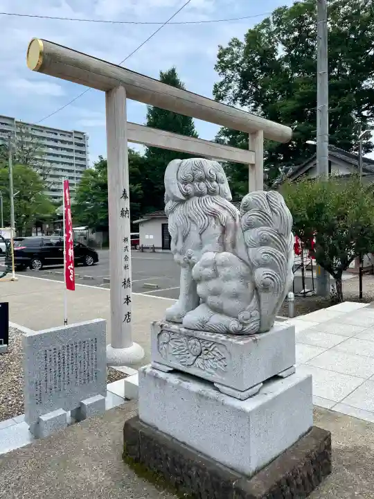 櫻岡大神宮の狛犬