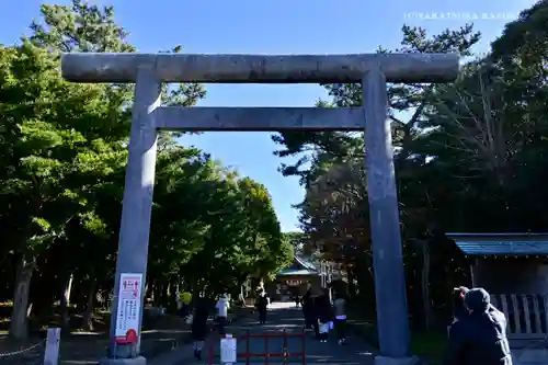 鶴谷八幡宮の鳥居