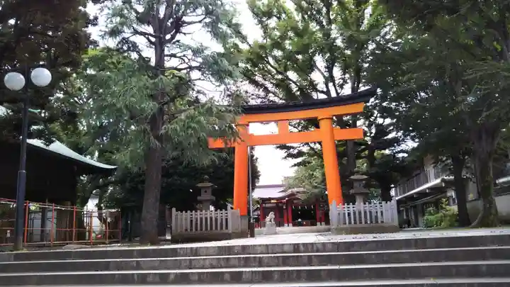 旗岡八幡神社の鳥居