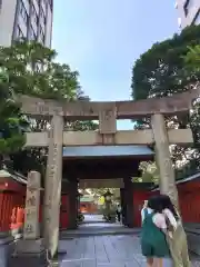 水鏡天満宮の鳥居