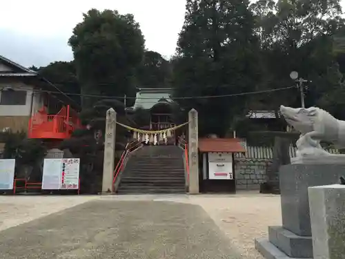 足立山妙見宮（御祖神社）の鳥居