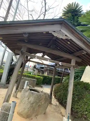 周防國総社宮 佐波神社の手水舎