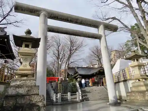 安積國造神社の鳥居