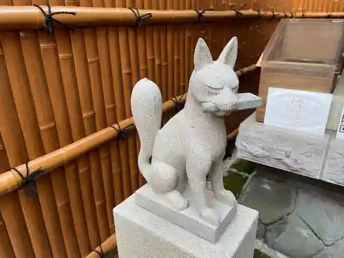 代沢稲荷の狛犬