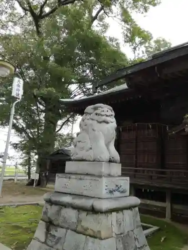 大桑神社の狛犬