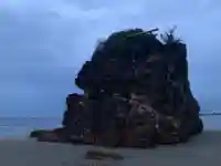 稲佐の浜 弁天島の景色