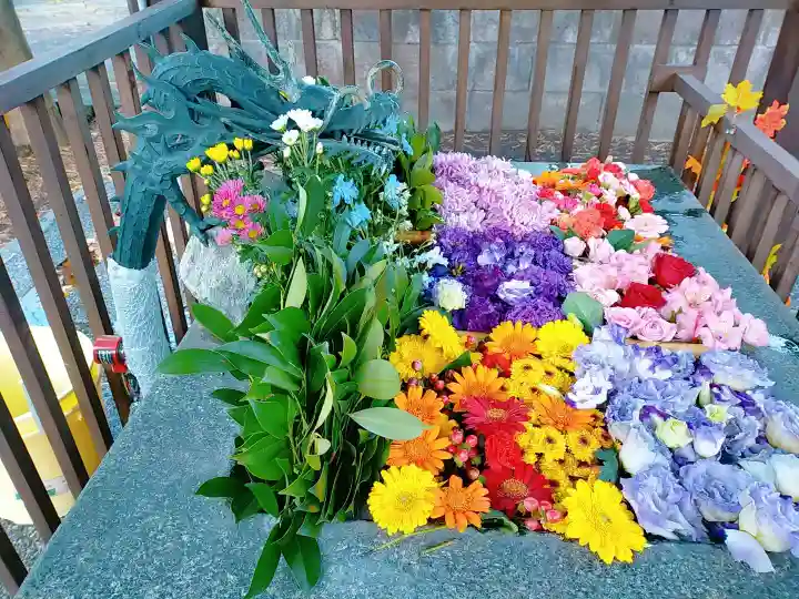豊平神社の手水舎