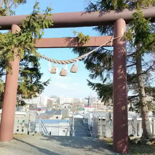 上手稲神社の鳥居