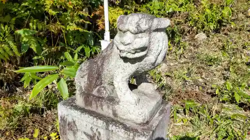 北眞神社の狛犬