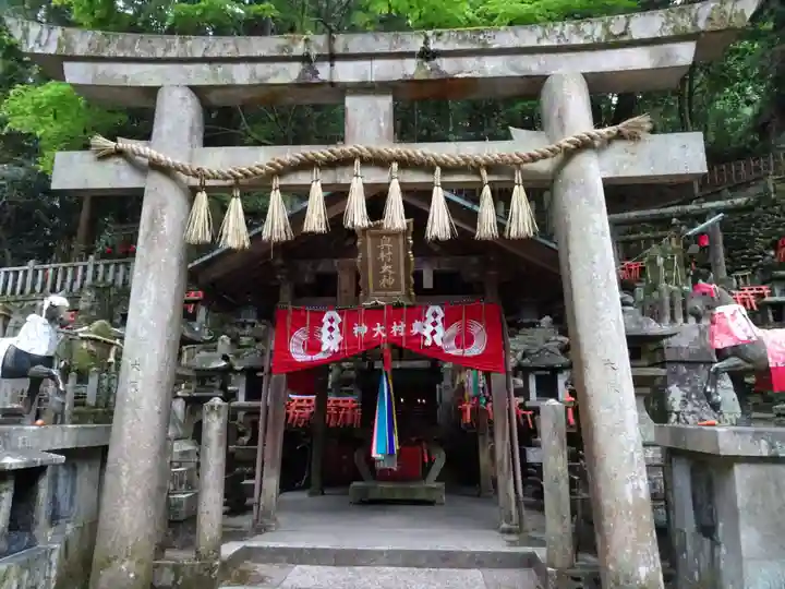 伏見稲荷大社 御膳谷奉拝所の鳥居