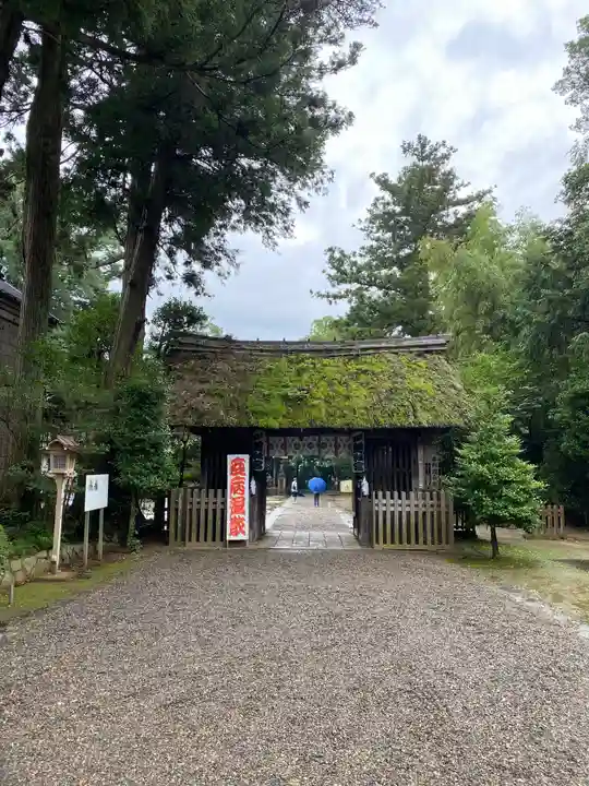 常陸國總社宮の山門・神門