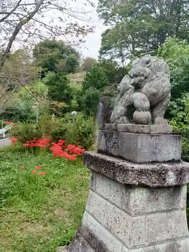 たばこ神社の狛犬