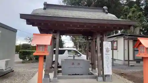 長沼八幡宮の手水舎
