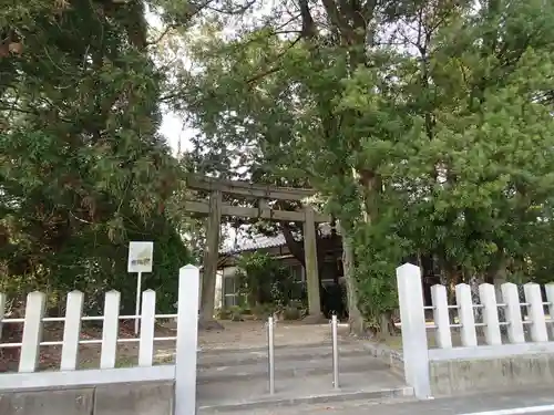 鏡作伊多神社の鳥居