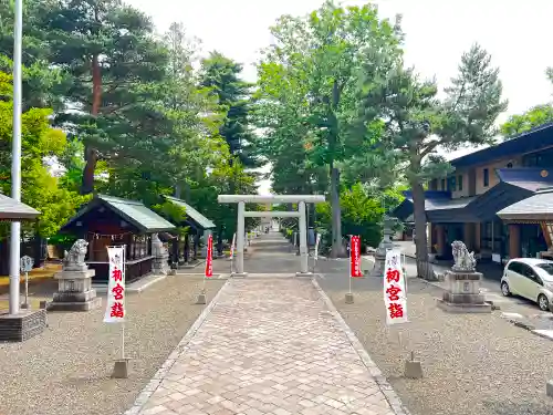 富良野神社の鳥居