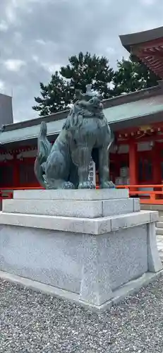 五社神社　諏訪神社の狛犬