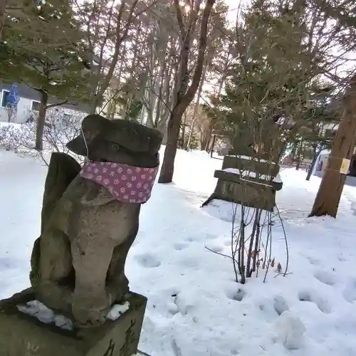 北広島市総鎮守　廣島神社の狛犬