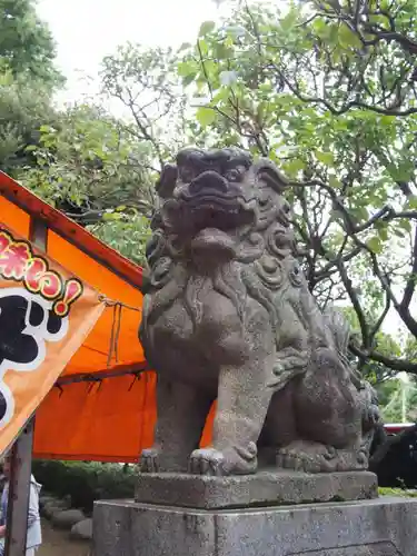 新井天神北野神社の狛犬