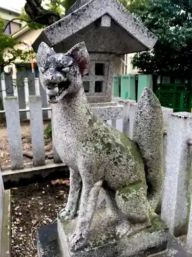 布忍神社の狛犬