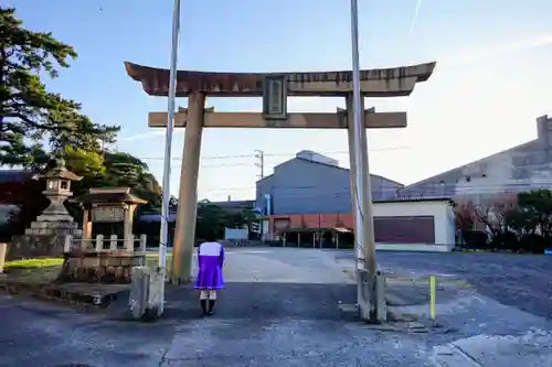 平坂熊野神社の鳥居