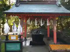 鶴峰八幡神社の手水