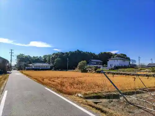 大岡白山神社の自然