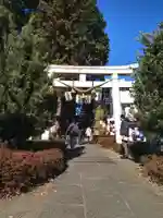 中氷川神社の鳥居
