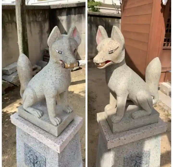 阿保天神社の狛犬