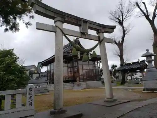 建石勝神社の鳥居