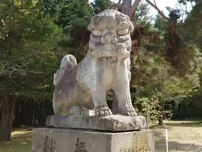 網走神社の狛犬