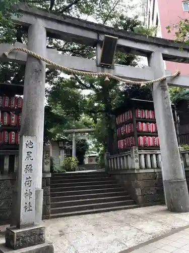 池尻稲荷神社の鳥居