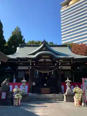落合白山神社の本殿・本堂
