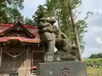 諏訪神社の狛犬