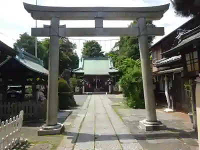 高円寺天祖神社の鳥居