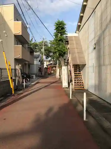 穴太神社の周辺