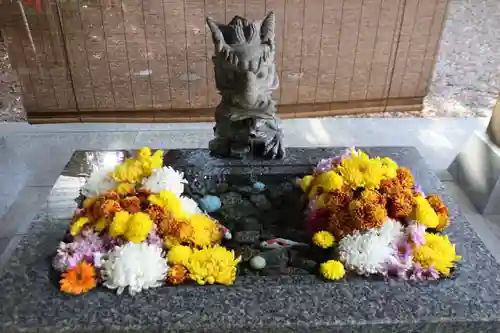 滑川神社 - 仕事と子どもの守り神の手水