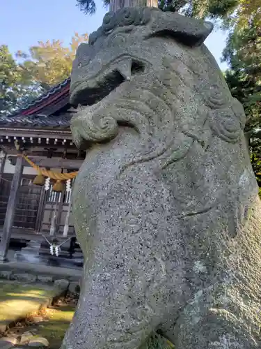 笹津神社の狛犬