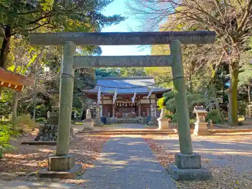 三ケ尻八幡神社の鳥居