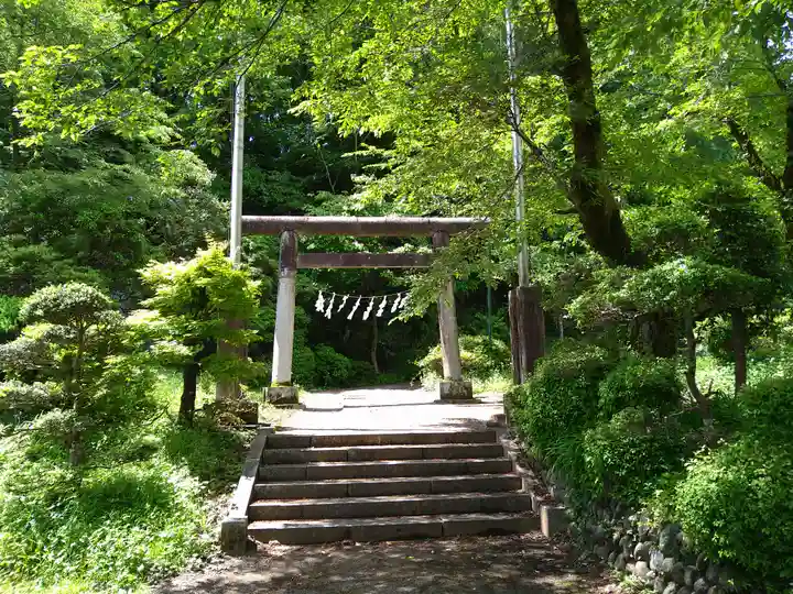 塩船神明社の鳥居