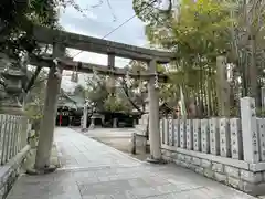 難波八幡神社の鳥居