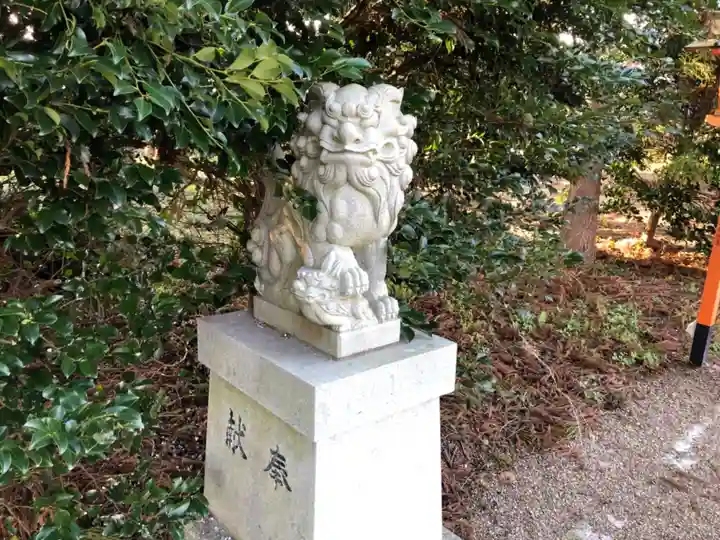 志波姫神社の狛犬