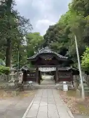 朝日森天満宮の山門