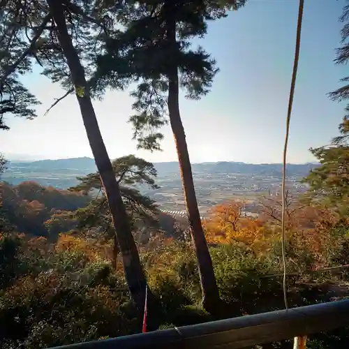 唐澤山神社の景色