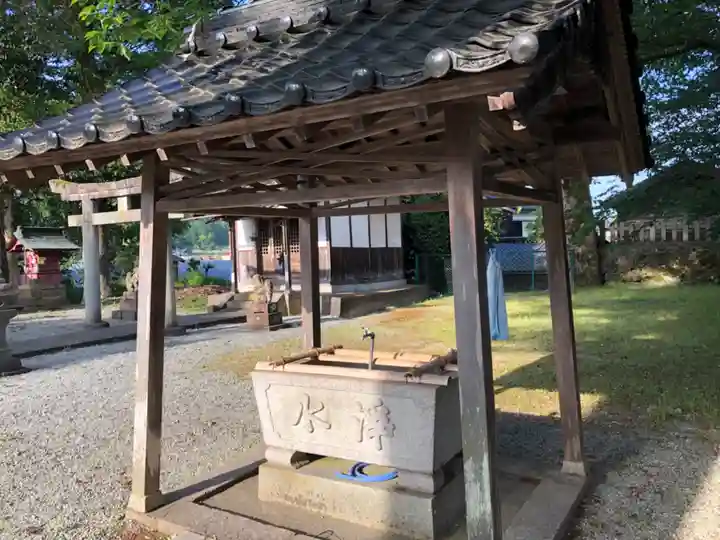 久刀寸兵主神社の手水舎